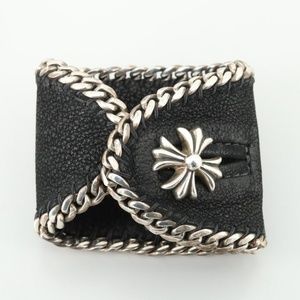 Chrome Hearts Sterling Silver StingrayLeather Cuff